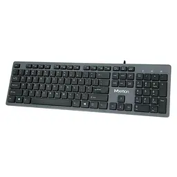 Клавіатура MeeTion USB Standard Chocolate Ultrathin Keyboard K841 Ukr/RU/EN розкладки - мініатюра 7