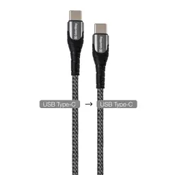 Дата кабель USB-C to USB-C 2.0m PD Fast Charging 65W 3A grey ColorWay (CW-CBPDCC039-GR) - мініатюра 8