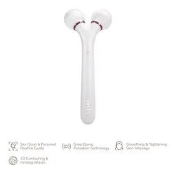 Електронний звуковий ролик для обличчя GESKE Sonic Facial Roller 4 в 1 пудровий - мініатюра 4