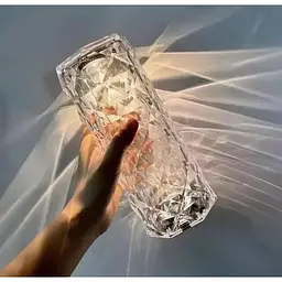 Нічник LED Rose Crystal Diamond з кристалами і зміною 16 кольорів, світильник кристалл з сенсорним перемиканням - мініатюра 6