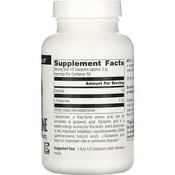 Глутамін Source Naturals L-Glutamine порошок 100 г - мініатюра 2