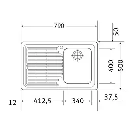 Кухонна мийка Franke LLL 611-79 101.0381.809 - мініатюра 4