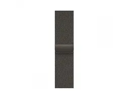 Смарт-годинник Apple Watch Series 7 GPS + Cellular 41mm Graphite Stainless Steel Case with Graphite Milanese Loop (MKHK3) - мініатюра 3