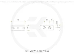 Термінал EKWB EK-Quantum Scalar2 Strix/TUF Terminal - Plexi (3831109903438) - мініатюра 3