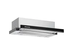 Витяжка телескопічна GRANADO Telde 603-700 Inox black glass - мініатюра 2