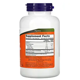 Подорожник (Псиліум) Psyllium Husk Caps 700 mg 180 капсул NOW vit0005114 - мініатюра 2