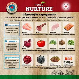 Сухий корм Pure Nurture для дорослих котів з куркою та ячменем 1.5 кг - мініатюра 5