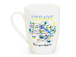 Чашка KVARTA 360мл Капучино Моя єдина Україна 1744