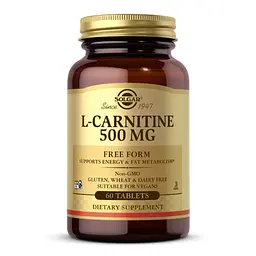 Л-Карнітин L-Carnitine 500 мг 60 таблеток