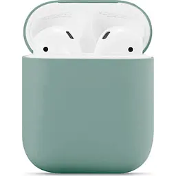 Чохол для навушників New Silicone Case для AirPods 2 Dark Night Green [52811] - мініатюра 2