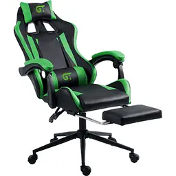 Геймерське крісло GT Racer X-2323 Black/Green [122609] - мініатюра 8