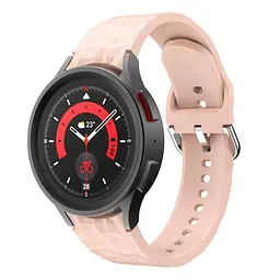 Браслет Diamond Samsung Galaxy Watch 6 Classic 43mm 6 Classic 47mm - бежево-рожевий ширина кріплення 20мм силікон Watchbands (W28-6WB73002004) - мініатюра 2