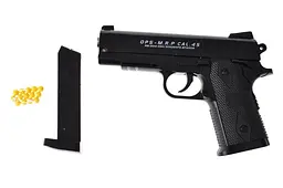 Іграшковий пістолет металевий на кульках кульки Airsoft Gun CYMA ZM20, коробка передач. 15х3х10см - мініатюра 3