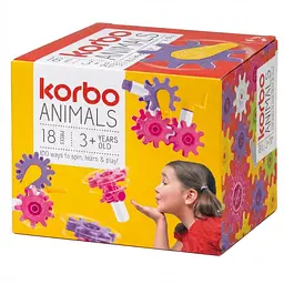 Набір для творчого конструювання Korbo Animals 18 деталей (65904)