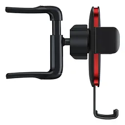 Тримач для мобiльного Baseus Metal AgeⅡ Gravity Car Mount Round Air Vent Version SUJS030001 Black - мініатюра 4