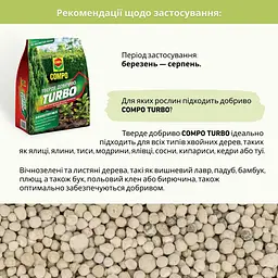 Тверде добриво COMPO TURBO® миттєвого ефекту для швидкого зростання 4 кг - мініатюра 7
