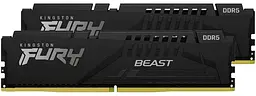 Модуль пам'яті Kingston Fury DDR5 16GB (2x8) 5600MHz Beast Black EXPO (KF556C36BBEK2-16)