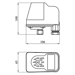 Реле тиску механічне Agua PM-5/G (CV035107) - мініатюра 6
