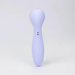 Вібратор KisToy Polly Plus Purple Вакуумний з підігрівом, 9х3,5 см бузковий - мініатюра 3
