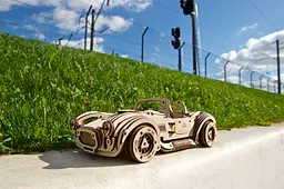 Механічний 3D Пазл Ukrainian Gears Дрифт Кобра гоночний автомобіль, 370 елементів (70161) - мініатюра 9
