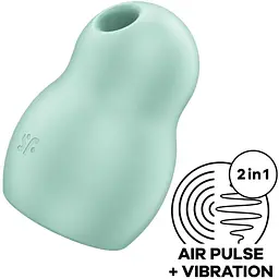 Вакуумний стимулятор Satisfyer Pro To Go 1 Зелений - мініатюра 2