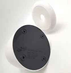 Настільна LED-лампа акумуляторна на гнучкій ніжці 30 см з органайзером та підставкою для телефону світильник Yiteng YT-836 біла - мініатюра 13