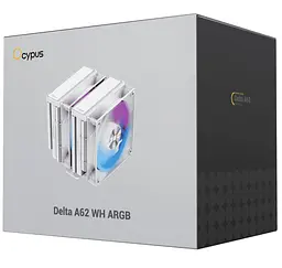 Кулер для процесора Ocypus DELTA A62 ARGB White (DELTA-A62-WH2NAWN00X-GL) - мініатюра 8