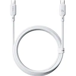 Кабель Baseus Silky Series Type-C to Type-C 100W 1m White (P10377704213-00) [141245] - мініатюра 2