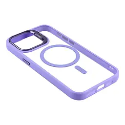 Чохол із підставкою MagSafe TPU PC Metal Stand Case Apple iPhone 15 Pro Max Purple - мініатюра 3