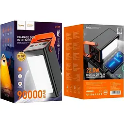Зовнішній акумулятор Hoco J107 Super 90000mAh 22.5W Black [101346] - мініатюра 4