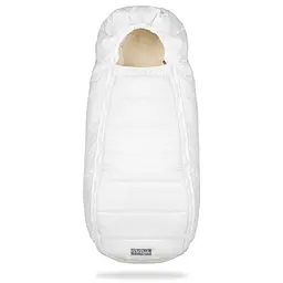 Конверт-кокон Baby XS на натуральній овчині з опушкою ДоРечі Білий - мініатюра 2