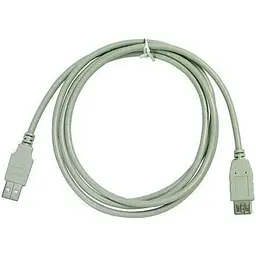Кабель-подовжувач ATcom USB 2.0 AM/AF 0.8м white (3788)
