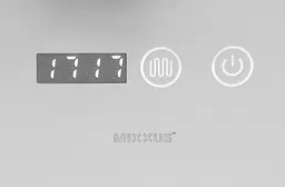 Дзеркало Mixxus Plain MV02-60x80 (LED Touch, годинник, антизапотівання, димер, регулювання яскравості) MI6933 - мініатюра 9