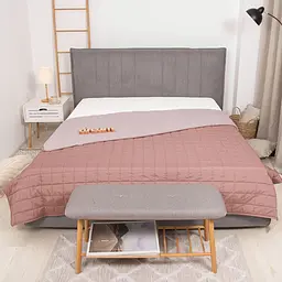 Покрывало Viluta Дуэт двустороннее - Розовый кварц 140*210