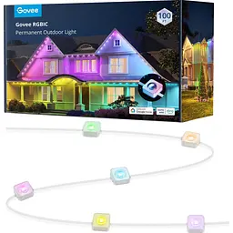 Розумна світлодіодна гірлянда Govee H705A Permanent Outdoor Lights RGBIC 30м (H705A3D1) [145625] - мініатюра 2