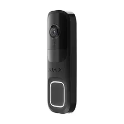 Відеодзвінок з WiFi 4Mp Ajax DoorBell Black із вбудованим штучним інтелектом та ІЧ датчиком руху (26-00556) - мініатюра 2