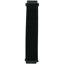 Ремінець Nylon 20 mm Watch Active/Galaxy S4 42 mm/Gear S2/Xiaomi Amazfit Чорний (7)