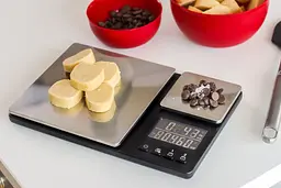 Ваги кухонні KitchenAid Measuring з подвійною платформою срібні (KQ909G) - мініатюра 12