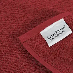Рушник Lotus Home - Hotel Basic червоний 30x50 (16/1) 400 г/м² - мініатюра 4