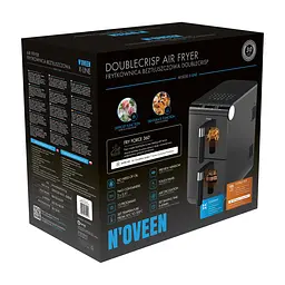 Аэрофритюрница двухкамерная NOVEEN AF5050 DoubleCrisp X-LINE 11л - мініатюра 8