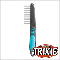 Гребінь для собак і котів Trixie, 22 см, синій