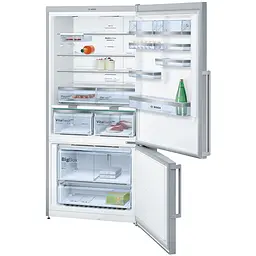 Холодильник з нижньою морозильною камерою Bosch KGN86AI30U нержавіюча сталь (KGN86AI30U) - мініатюра 2