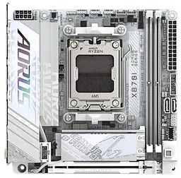 Материнська плата GIGABYTE X870I AORUS PRO ICE (X870I AORUS PRO ICE) (Socket AM5, AMD X870, Mini-ITX) Б/в