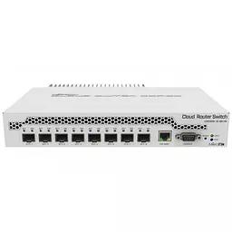 Комутатор Mikrotik CRS309-1G-8S+IN, 8xSFP+, 1хGE PoE In managment, RS232, L3) - мініатюра 4