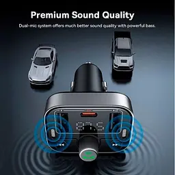 FM-трансмітер Baseus S-09 Lite Series Black (C10762300113-00) [126841] - мініатюра 8