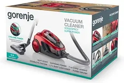 Пилосос VCE03SPRCY, Red, 800W, всмоктування 198W Gorenje teh0019996 - мініатюра 3