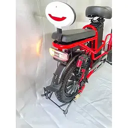 Електровелосипед Minako Monster Pro 16" 1000W 60V 30Ah гідравлічні гальма червоний - мініатюра 9