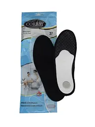 Устілки Corbby Carbon Profil із супінатором та активованим вугіллям, розмір 38