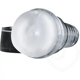 Мастурбатор-анус Fleshlight Ice Butt Crystal у напівпрозорому корпусі, 25 см