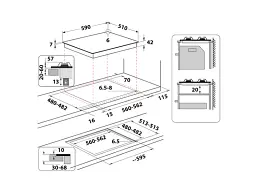 Варильна поверхня Whirlpool GOA 6425/NB1 - мініатюра 7